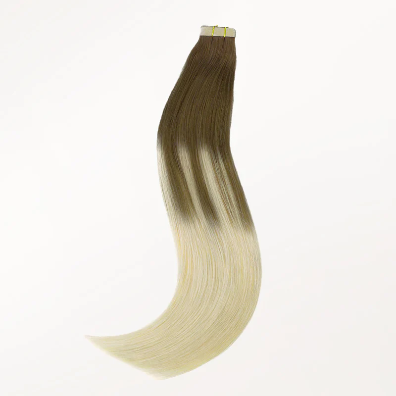Ash Brown to Platinum Blonde (9/60) Tape-Ins 50g - Image 5