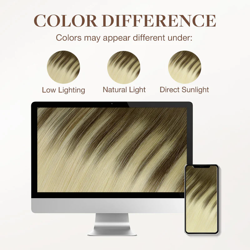 Ash Brown to Platinum Blonde (9/60) Tape-Ins 50g - Image 10