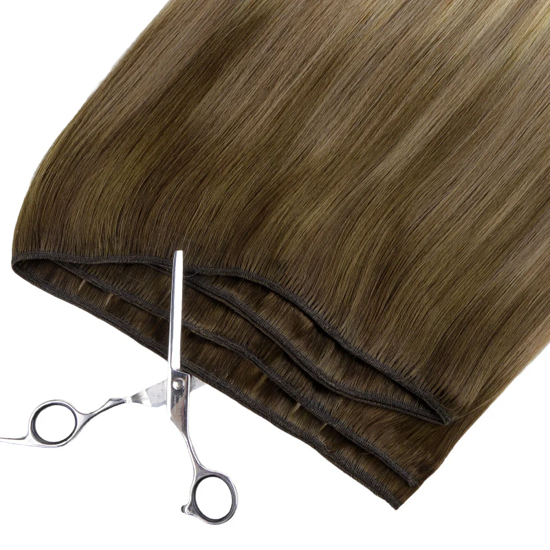 Bleach Blonde Balayage (3/8/613) Sew-In Weft Hair Extensions (80g-120g) - Image 3