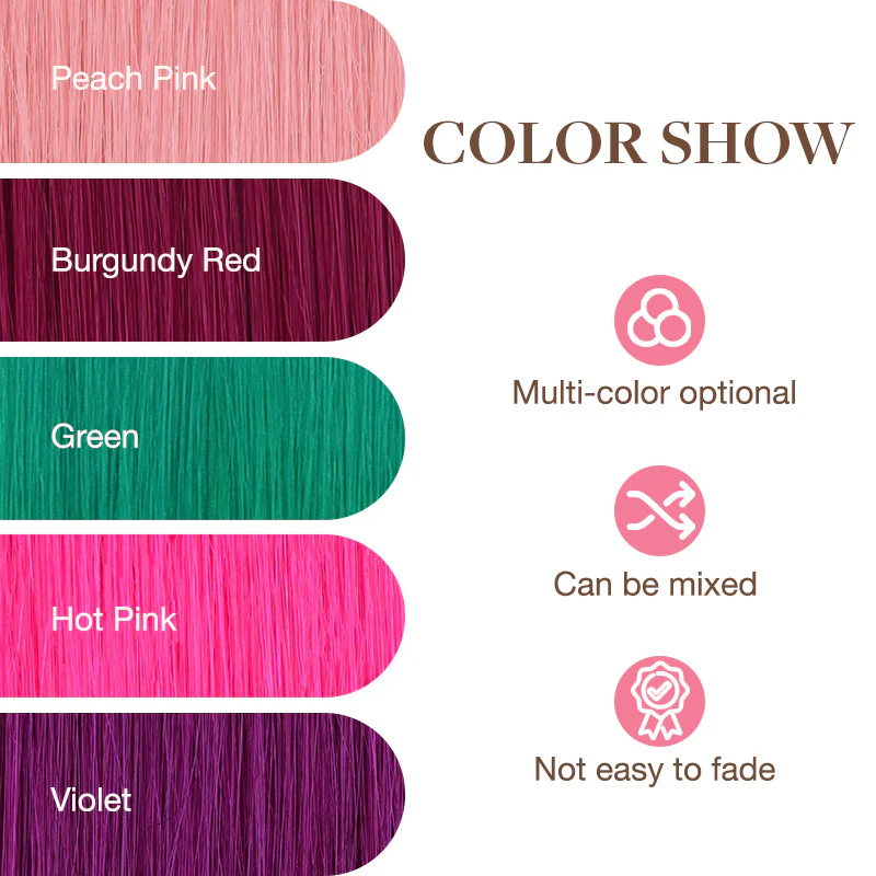 Burgundy Red Color Tape-Ins (25g-30g) - Image 9