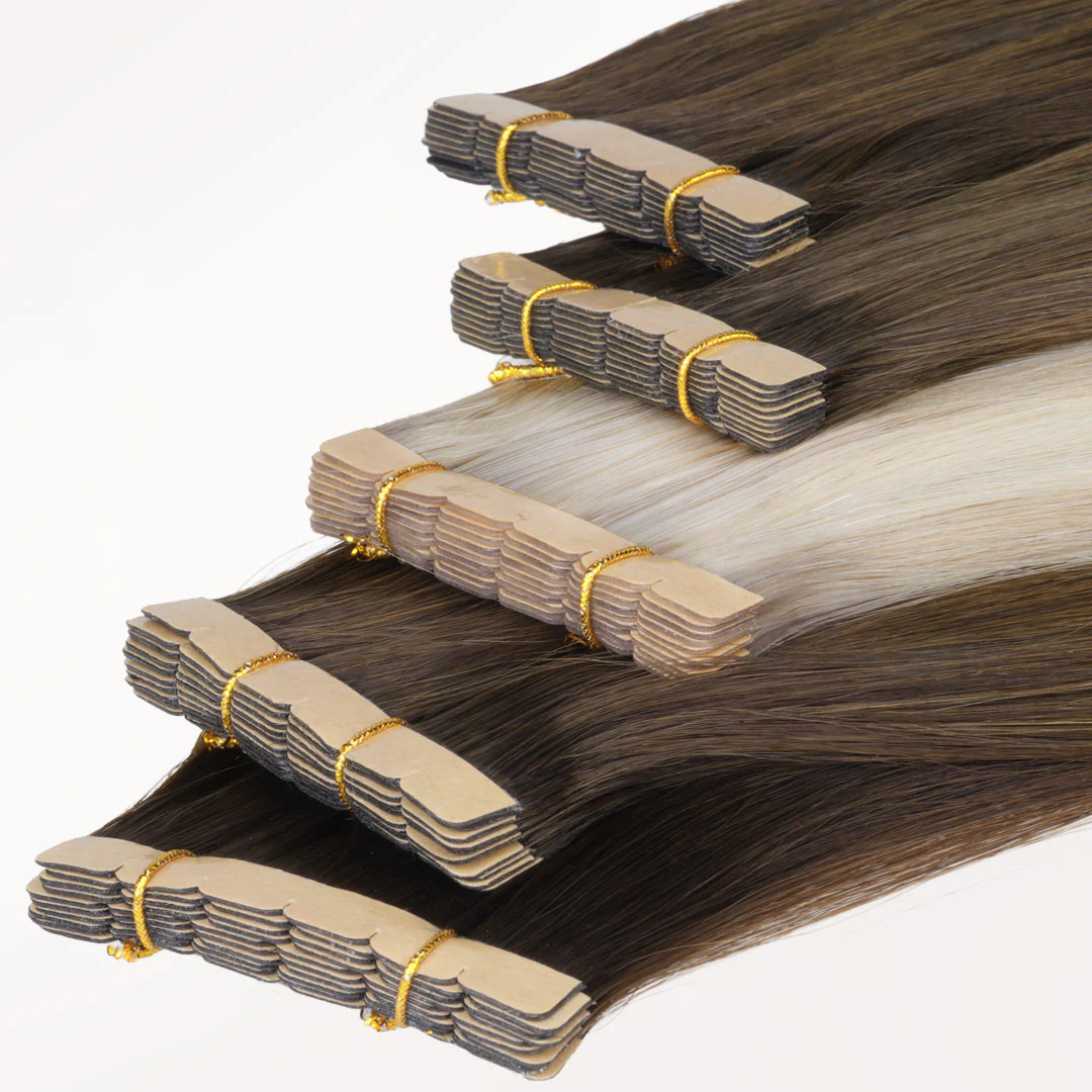 Honey Blonde Balayage (4/26/4) Tape-Ins 50g - Image 17