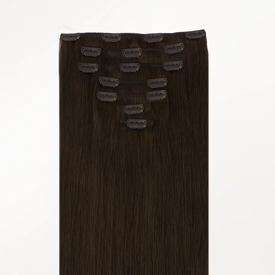 Chocolate Brown (4A) Classic Clip-Ins (120g-150g) - Image 3