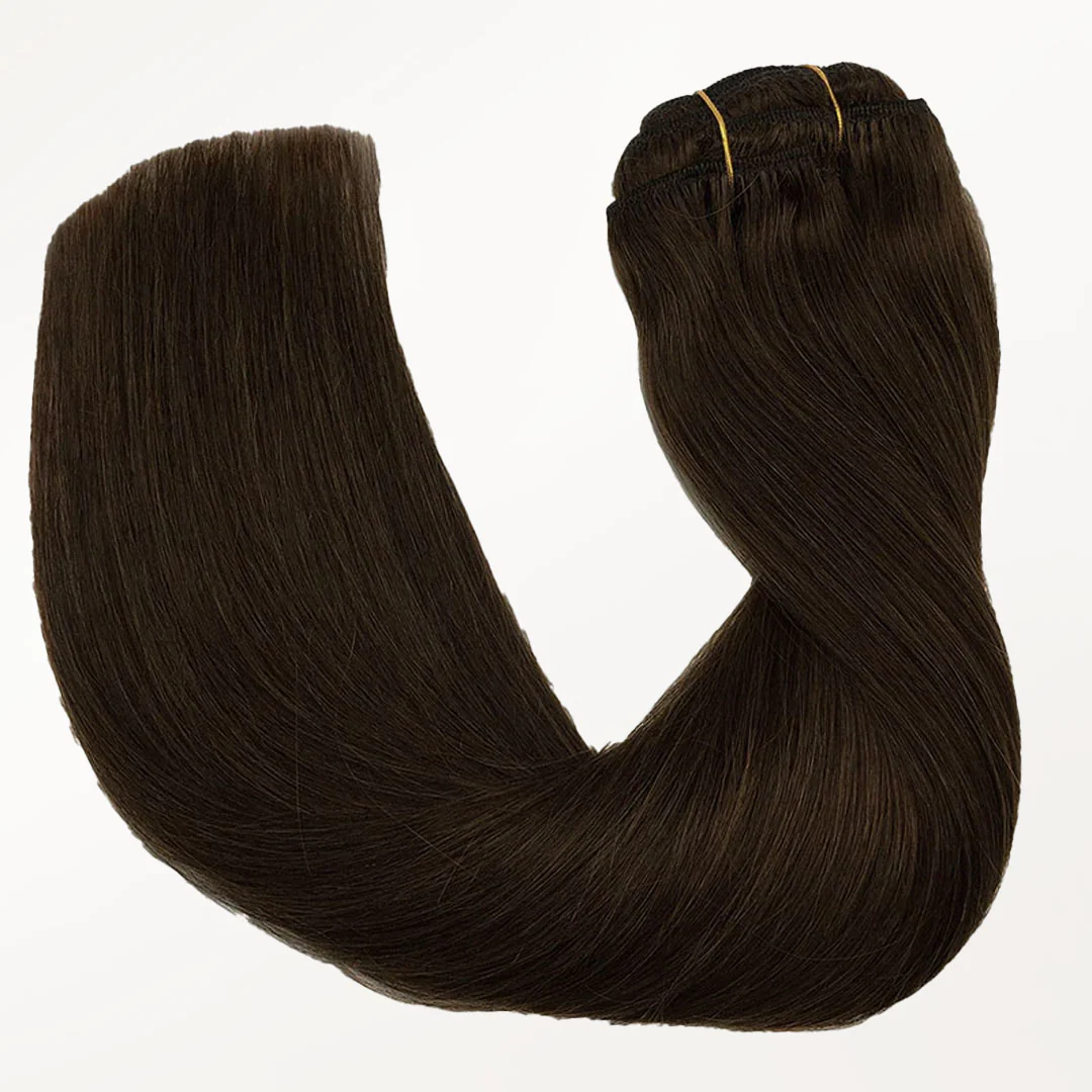 Chocolate Brown (4A) Classic Clip-Ins (120g-150g) - Image 6
