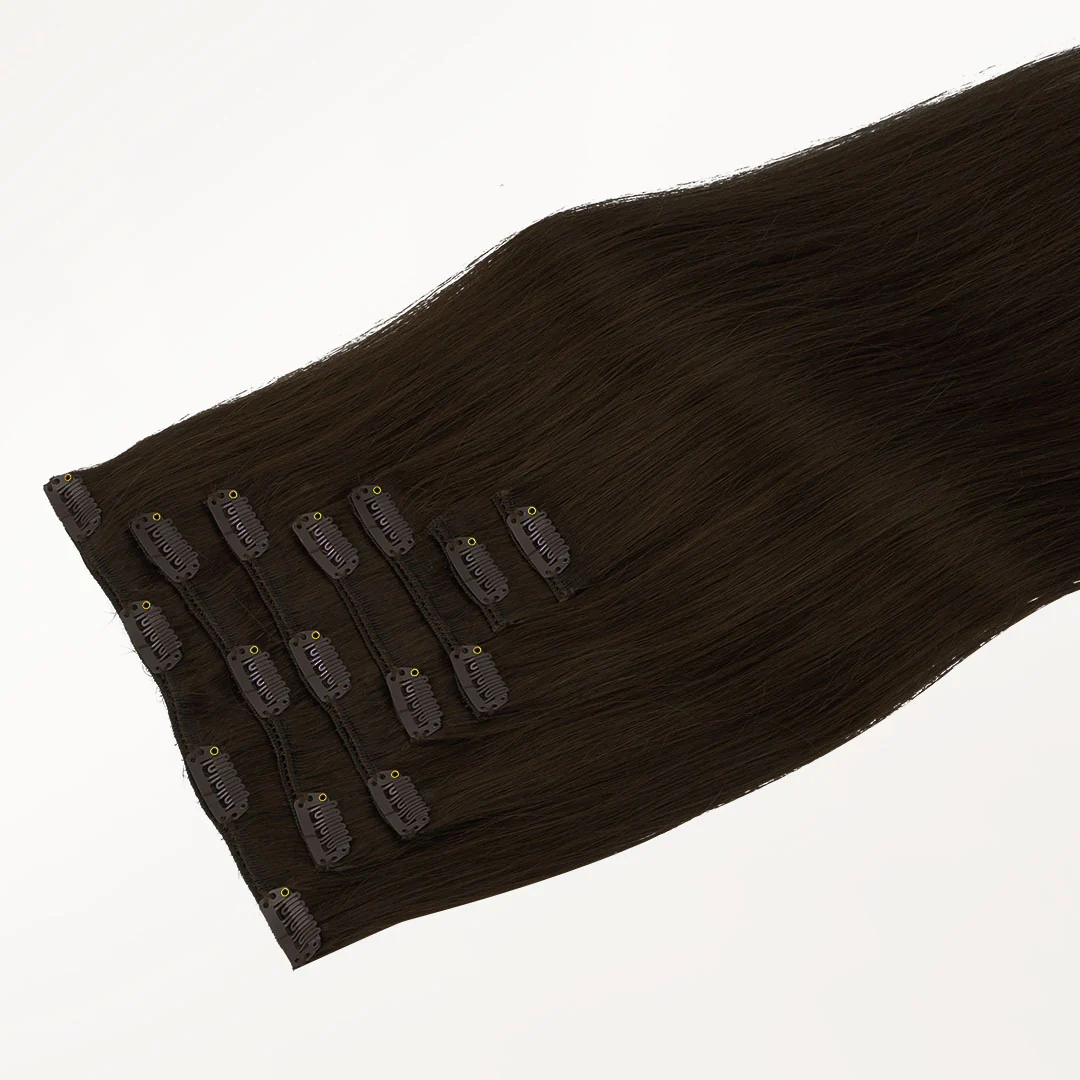 Chocolate Brown (4A) Classic Clip-Ins (120g-150g) - Image 7