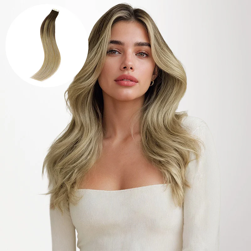 Tape-Ins Hair Extensions Balayage - Image 51