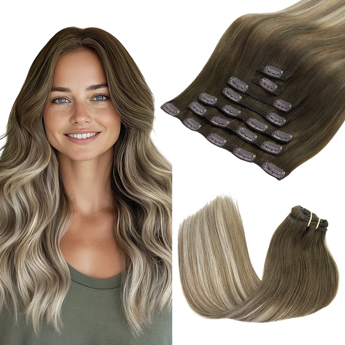 Clip in Hair Extensions 150g - Image 74