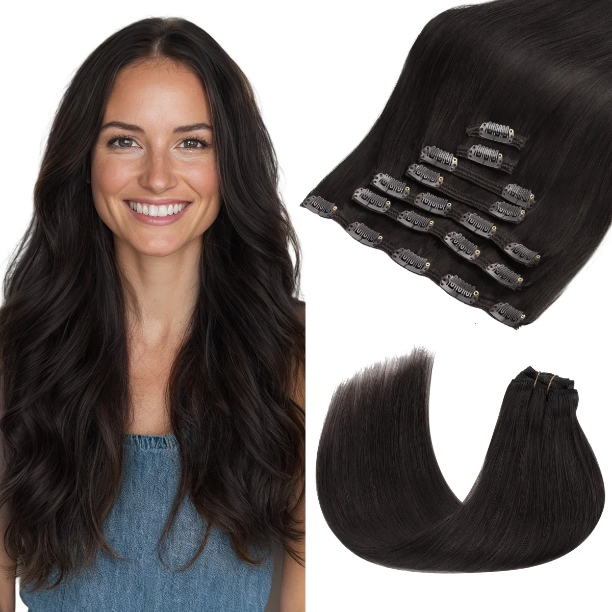 Clip in Hair Extensions 150g - Image 98