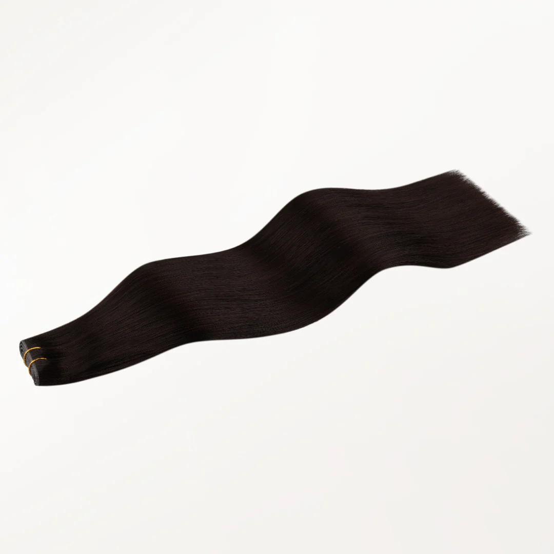 Dark Brown (2) Butterfly Weft Hair Extensions (100g-150g) - Image 3