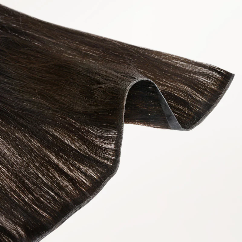 Dark Brown (2) Genius Tape Weft Hair Extensions 60g - Image 4