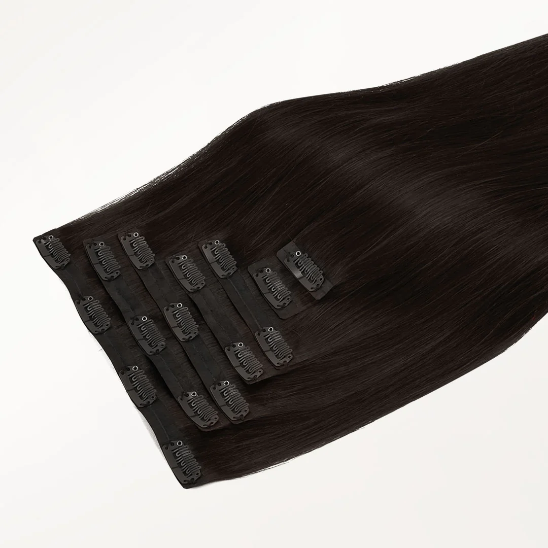 Dark Brown (2) Seamless Clip-Ins (130g-160g) - Image 7