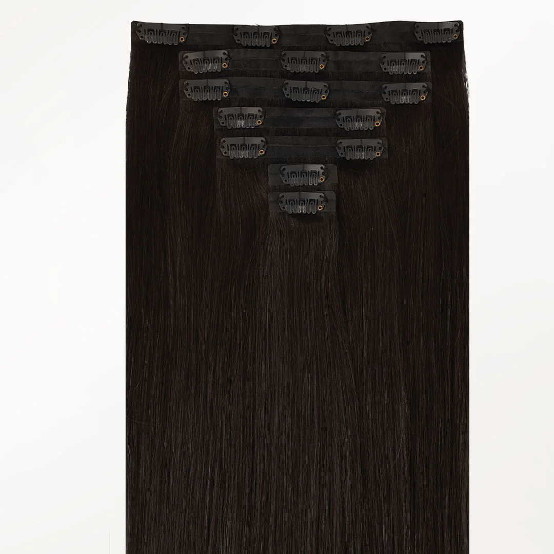 Dark Brown (2) Seamless Clip-Ins (130g-160g) - Image 8