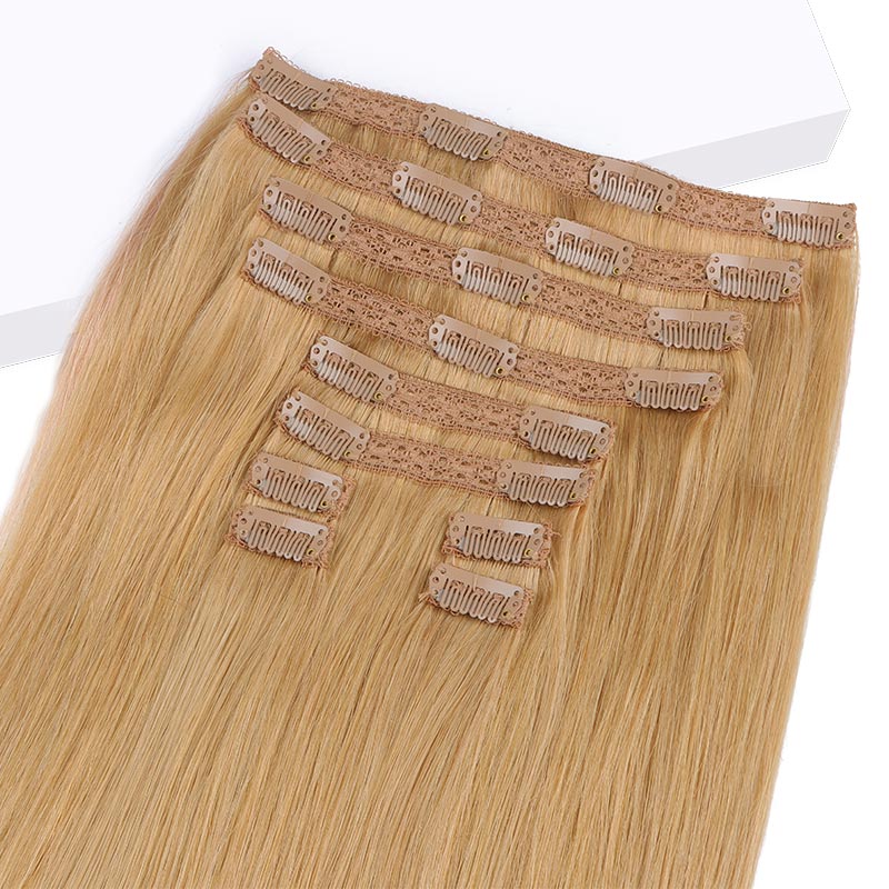 GOO GOO Double Drawn Clip in Hair Extensions 160g - Image 49