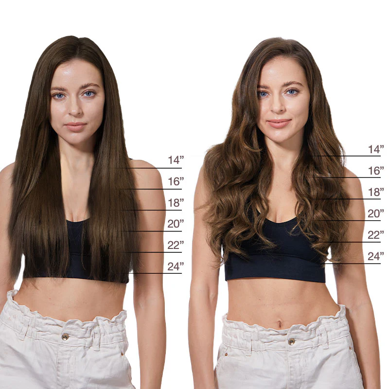 GOO GOO Double Drawn Clip in Hair Extensions 160g - Image 3