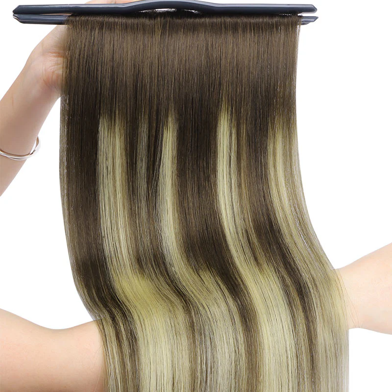 GOO GOO Double Drawn Clip in Hair Extensions 160g - Image 106