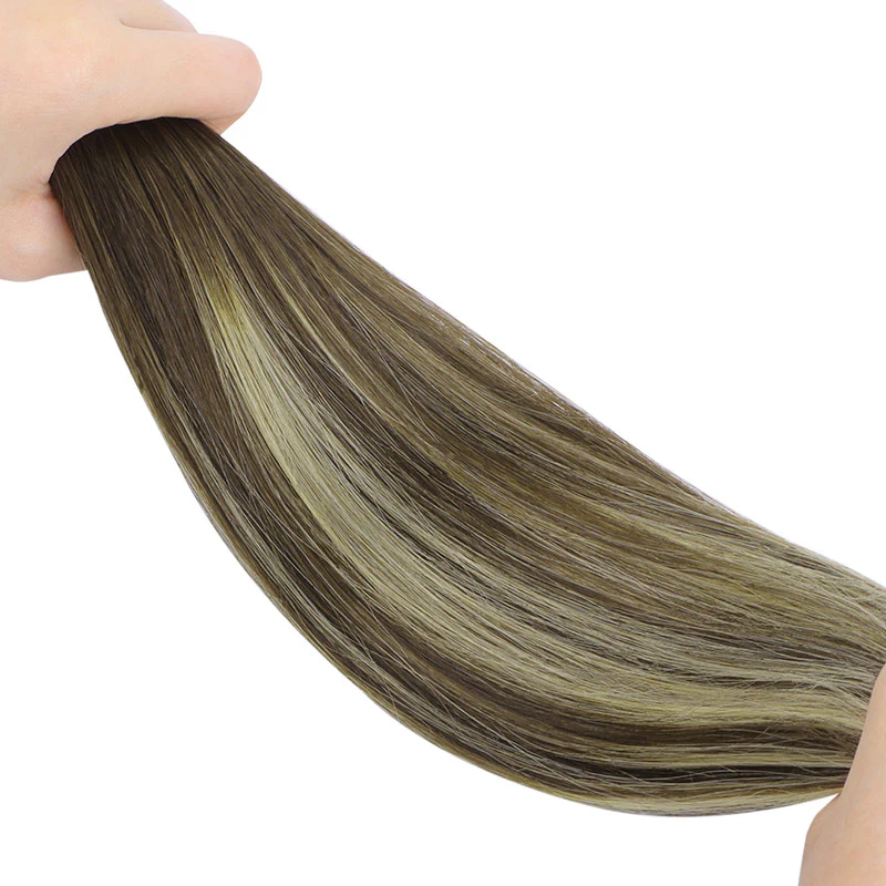 GOO GOO Double Drawn Clip in Hair Extensions 160g - Image 107