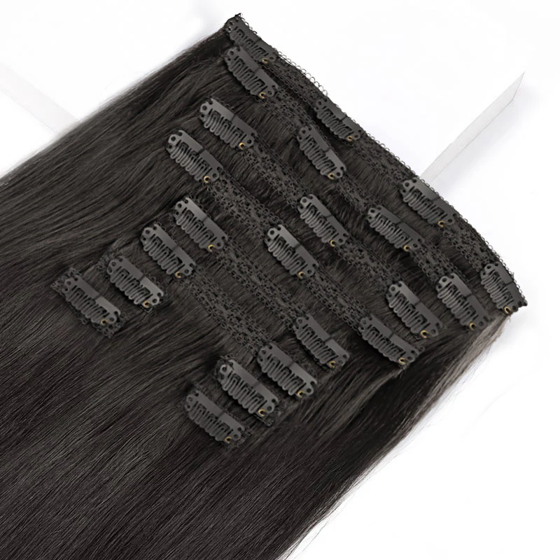 GOO GOO Double Drawn Clip in Hair Extensions 160g - Image 14