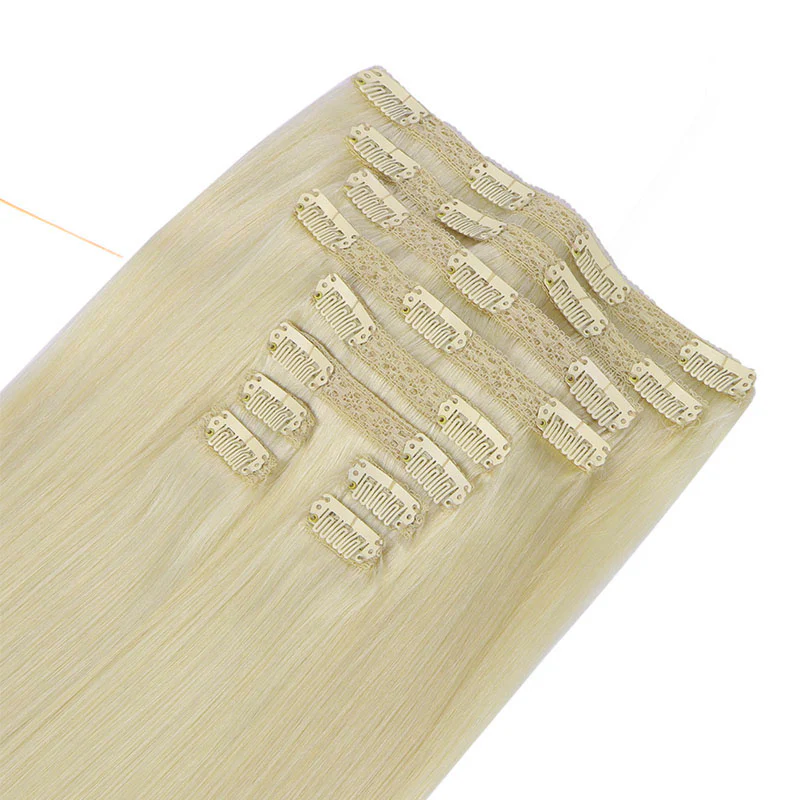 GOO GOO Double Drawn Clip in Hair Extensions 160g - Image 140