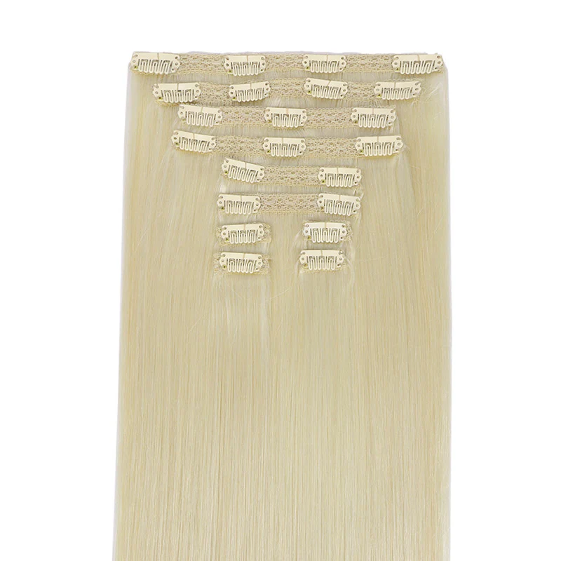 GOO GOO Double Drawn Clip in Hair Extensions 160g - Image 143