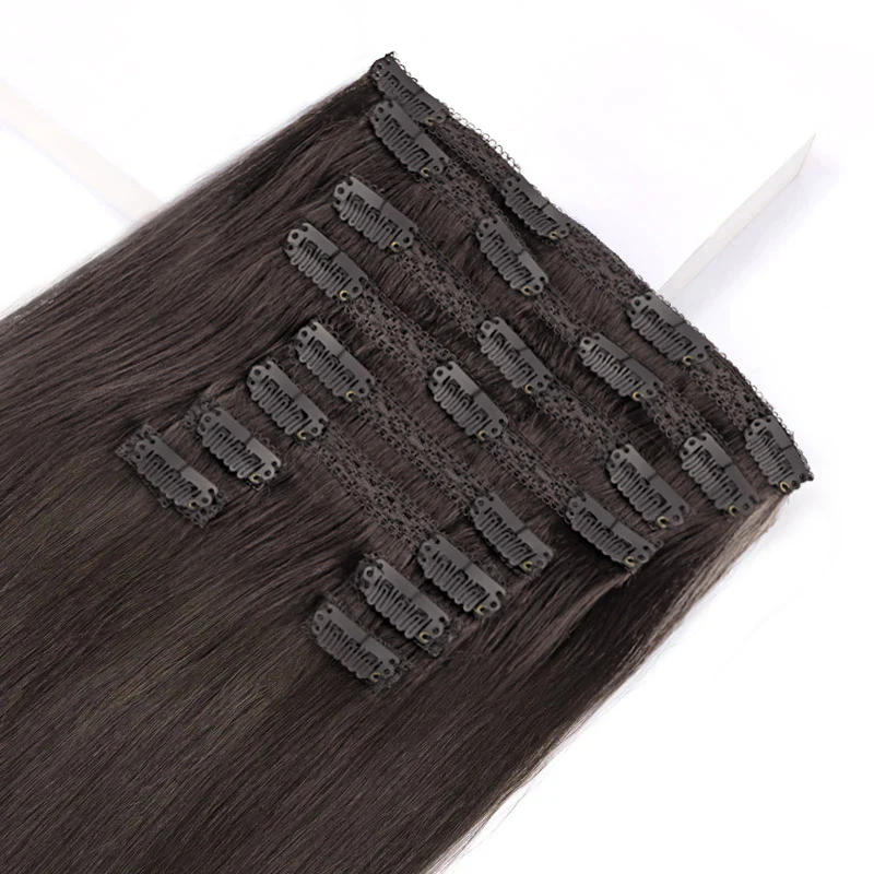 GOO GOO Double Drawn Clip in Hair Extensions 160g - Image 21