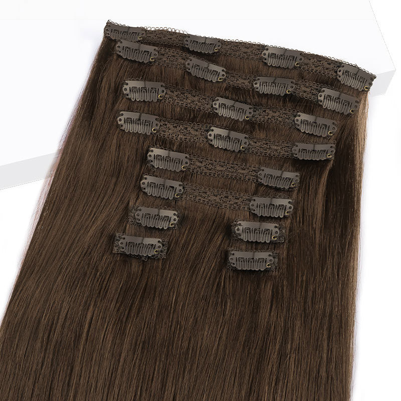 GOO GOO Double Drawn Clip in Hair Extensions 160g - Image 28