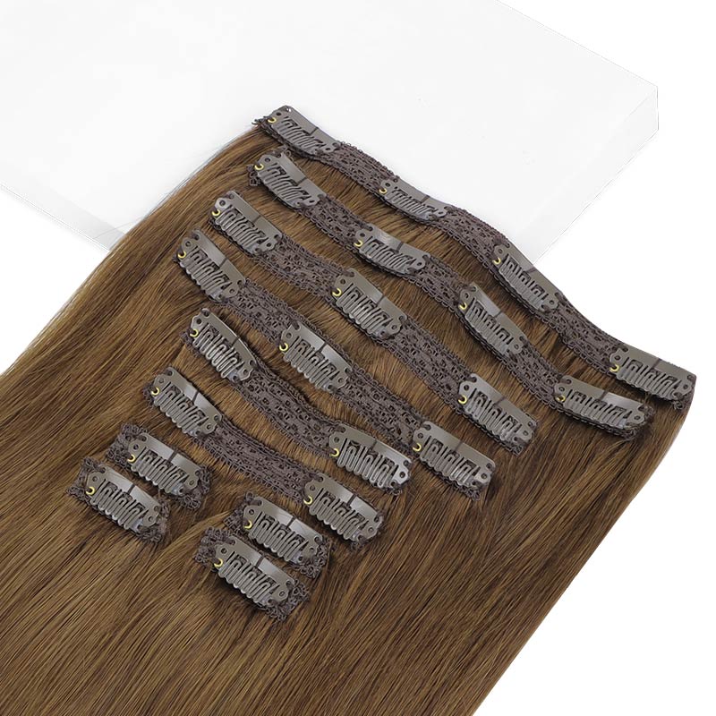 GOO GOO Double Drawn Clip in Hair Extensions 160g - Image 42