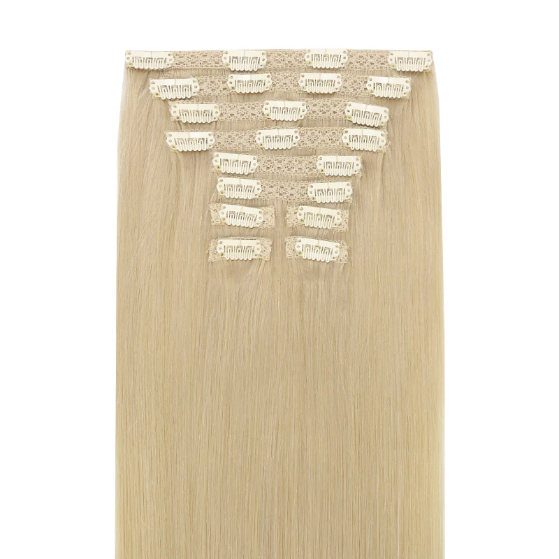 GOO GOO Double Drawn Clip in Hair Extensions 160g - Image 59