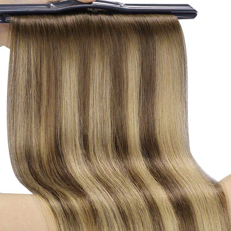 GOO GOO Double Drawn Clip in Hair Extensions 160g - Image 71