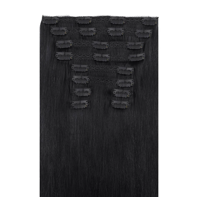 GOO GOO Double Drawn Clip in Hair Extensions 160g - Image 8