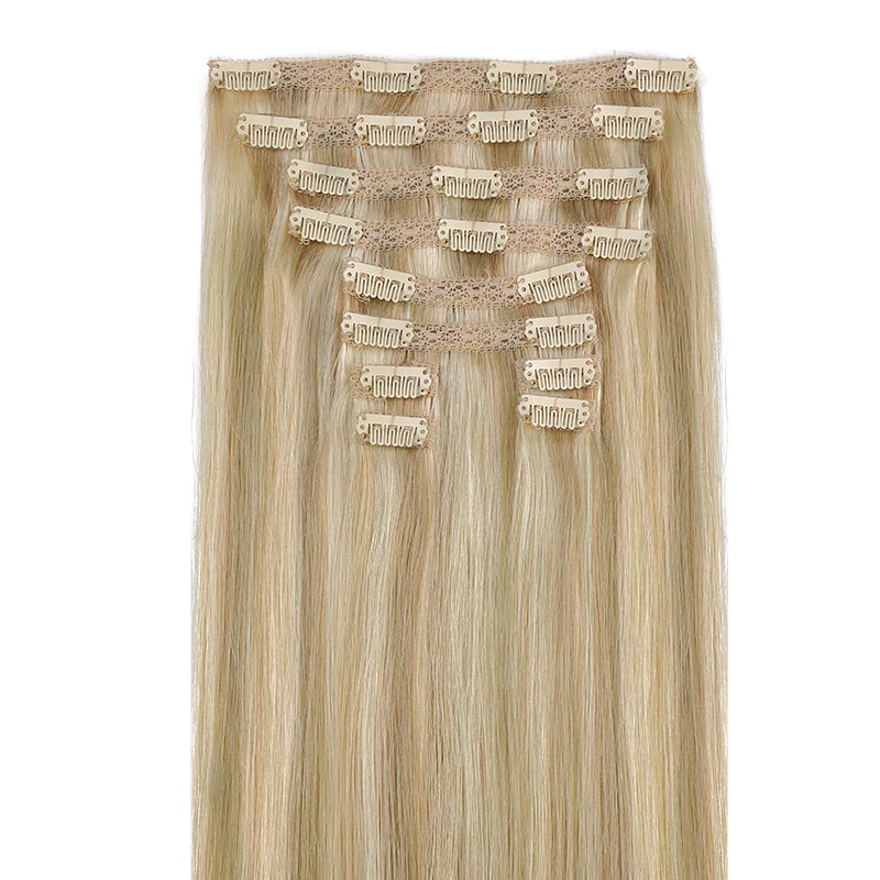 GOO GOO Double Drawn Clip in Hair Extensions 160g - Image 94