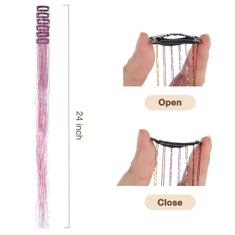 Hair Tinsel Clip In - Image 12