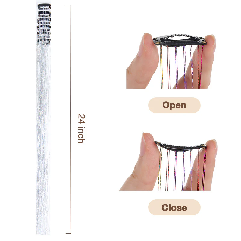 Hair Tinsel Clip In - Image 7