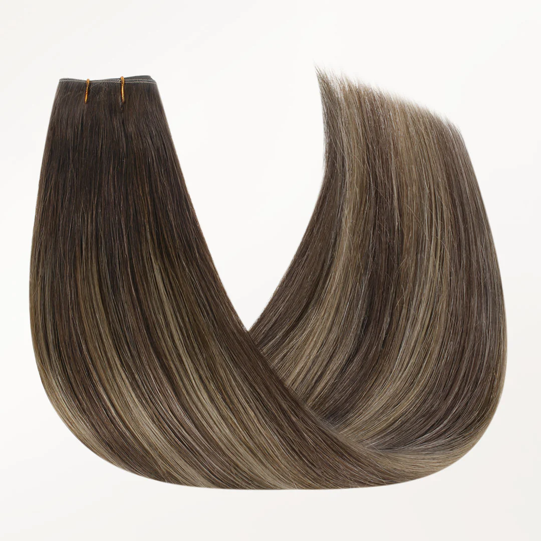 Honey Blonde Balayage (4/26/4) Butterfly Weft Hair Extensions (100g-150g) - Image 6