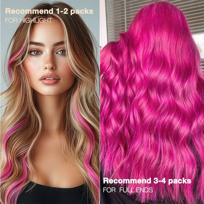 Hot Pink Color Tape-Ins (25g-30g) - Image 9