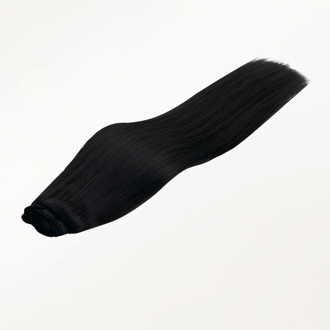 Jet Black (1) Classic Clip-Ins (120g-150g) - Image 6