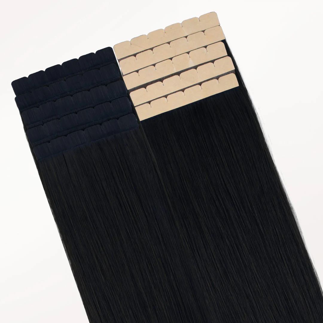 Jet Black (1) Tape-Ins 50g - Image 13