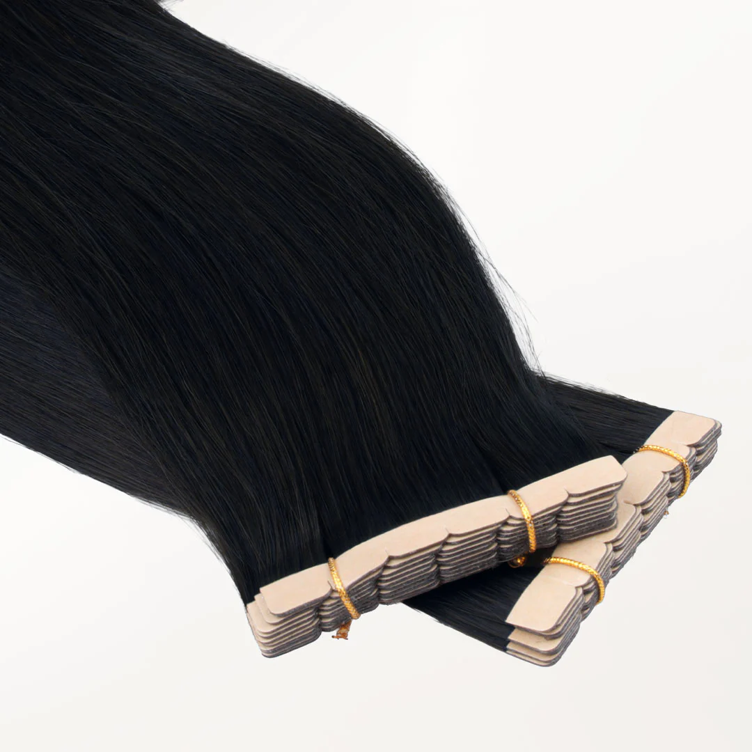 Jet Black (1) Tape-Ins 50g - Image 16