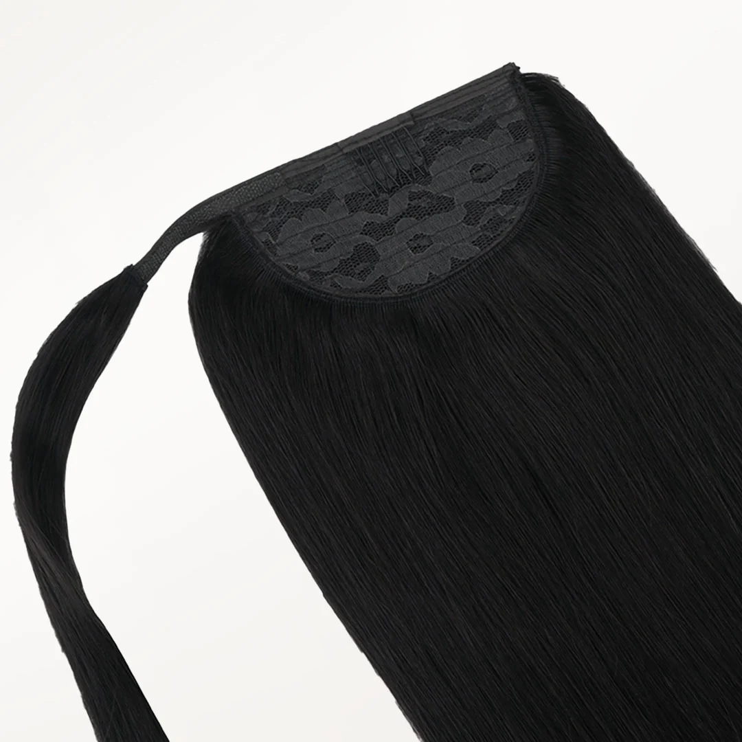 Jet Black (1) Ponytail (75g-90g) - Image 5