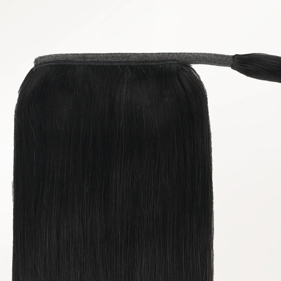 Jet Black (1) Ponytail (75g-90g) - Image 6