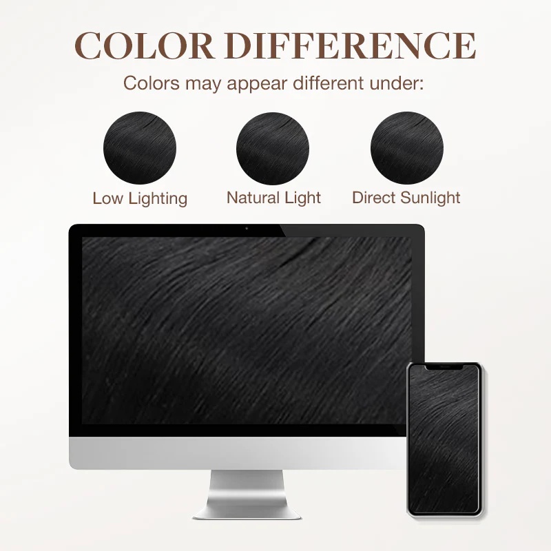 Jet Black (1) Micro Link Tip Hair Extensions - Image 8