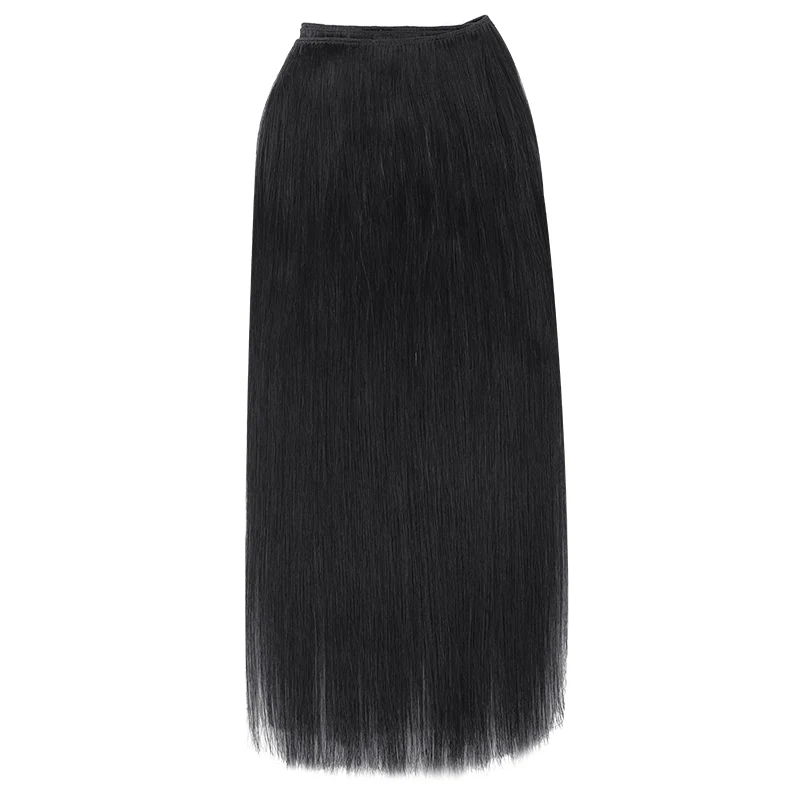 Jet Black (1) Sew-In Weft Hair Extensions (80g-120g) - Image 8