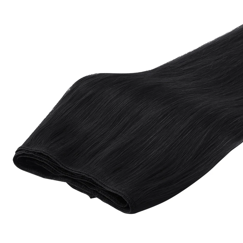 Jet Black (1) Sew-In Weft Hair Extensions (80g-120g) - Image 9