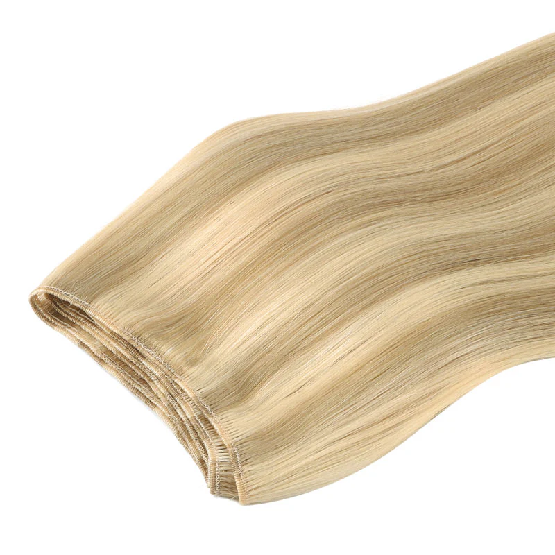 Light Blonde Highlights (16/22A) Sew-In Weft Hair Extensions (80g-120g) - Image 10