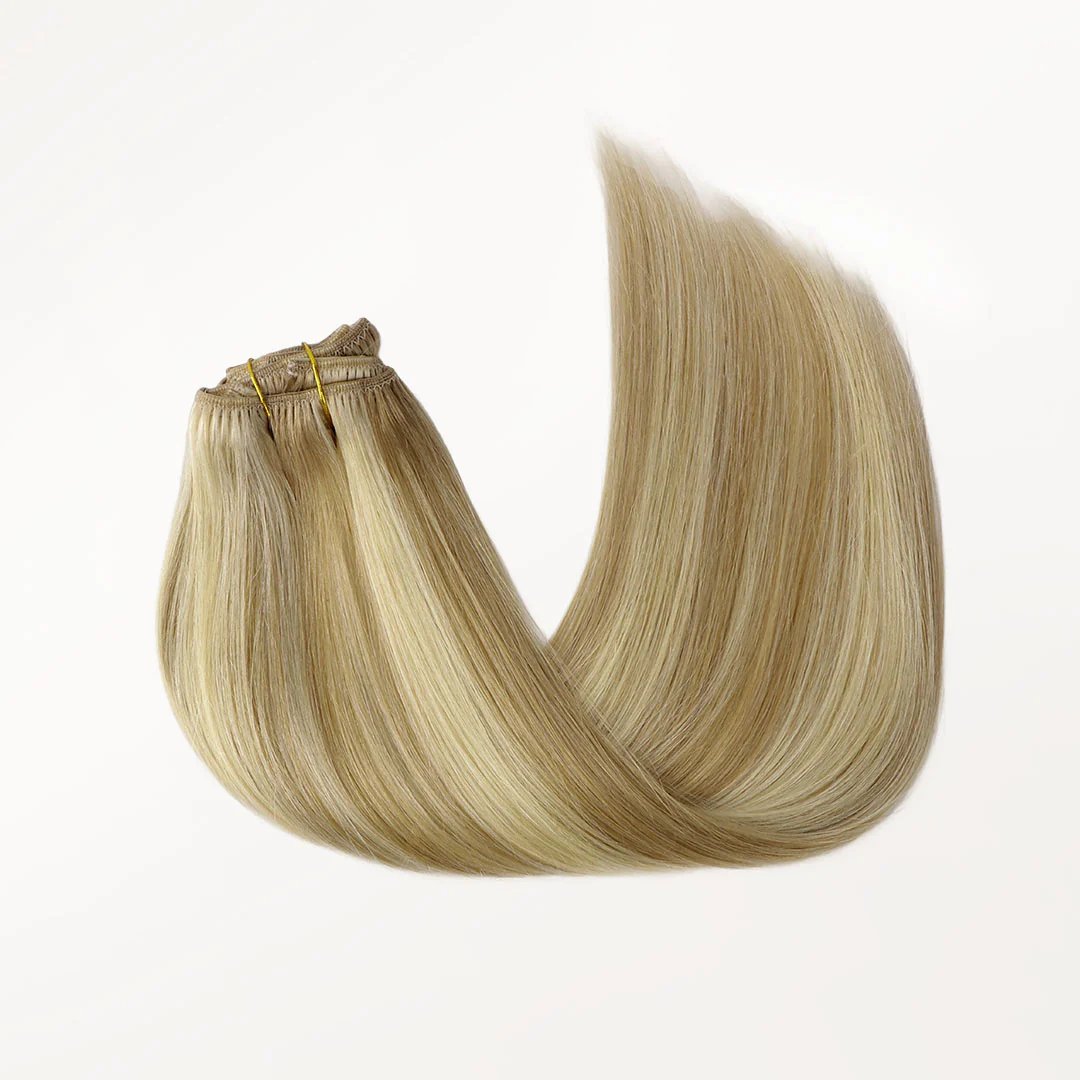 Light Blonde Highlights (16/22A) Classic Clip-Ins (120g-150g) - Image 6