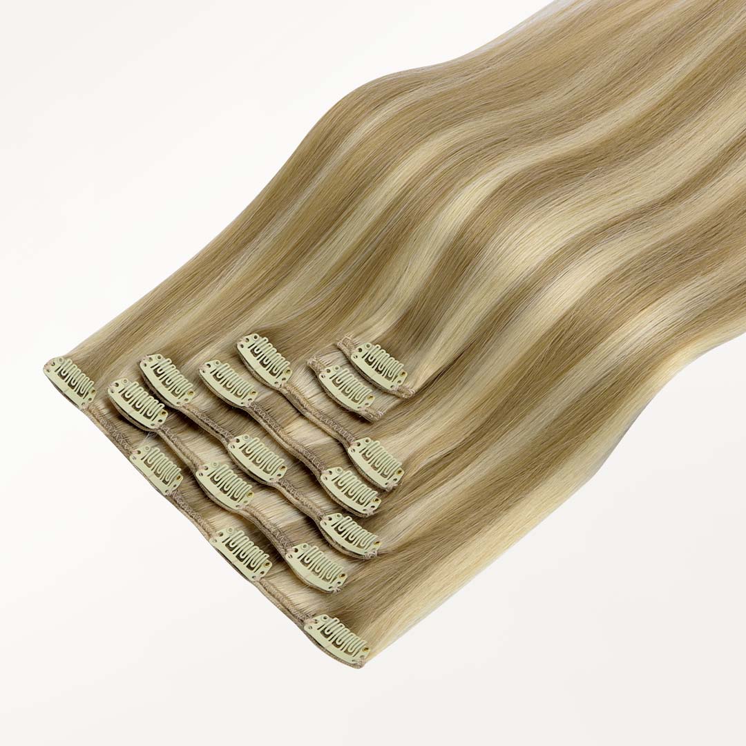 Light Blonde Highlights (16/22A) Classic Clip-Ins (120g-150g) - Image 7