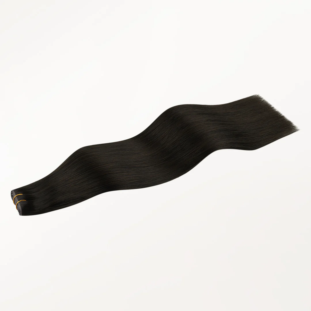 Natural Black (1B) Butterfly Weft Hair Extensions (100g-150g) - Image 3