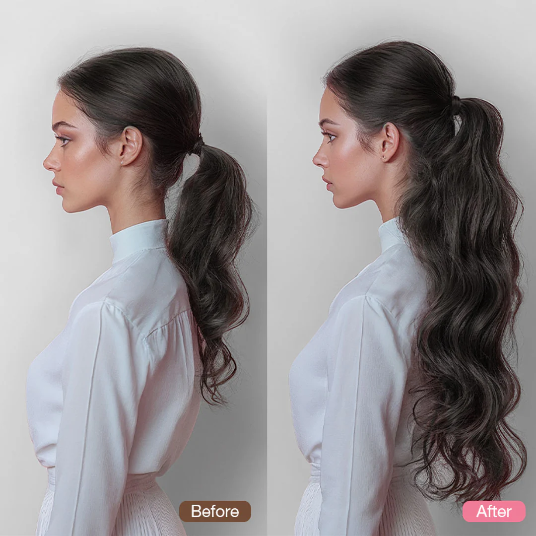 Natural Black (1B) Ponytail (75g-90g) - Image 4