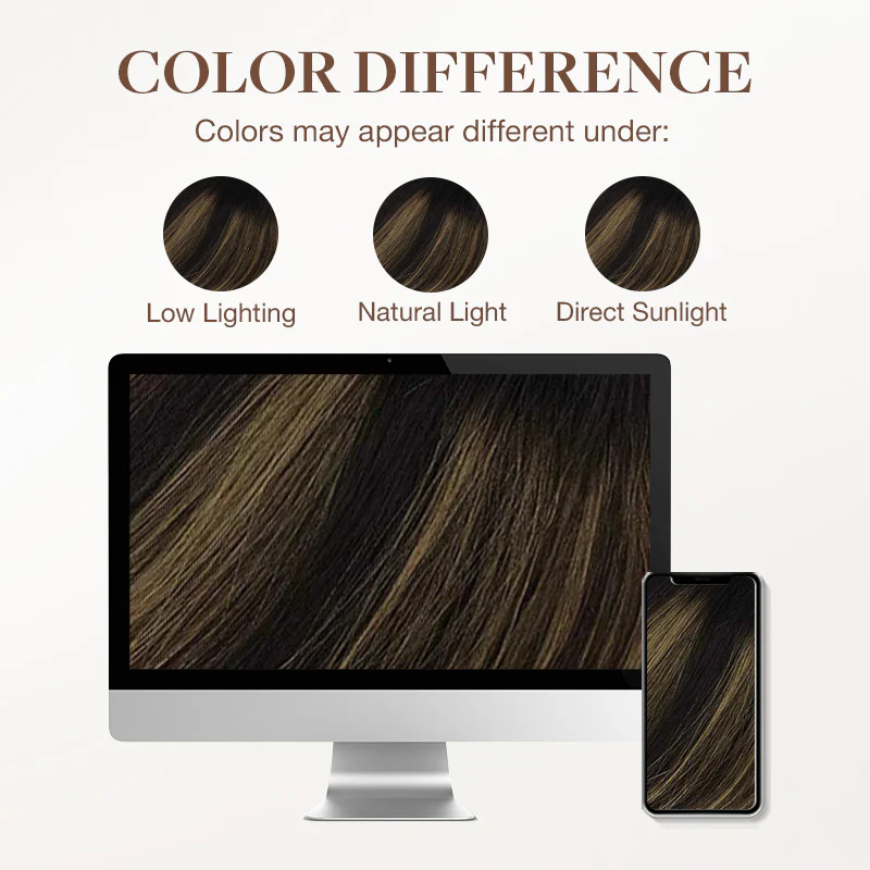 Natural Black Balayage (1B/6/1B) Classic Clip-Ins (120g-150g) - Image 9