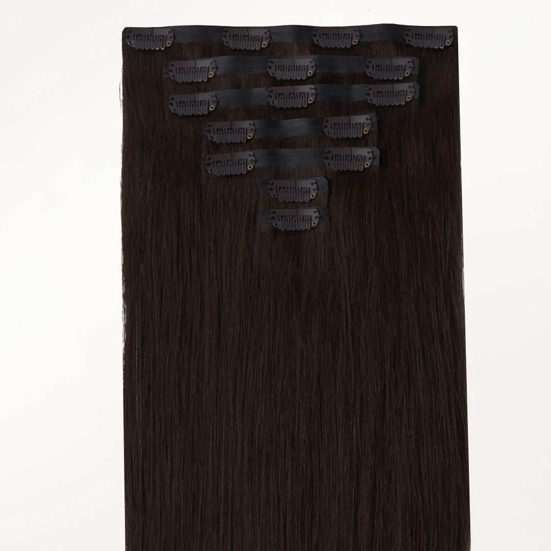 Light Brown (2A) Seamless Clip-Ins (130g-150g) - Image 7