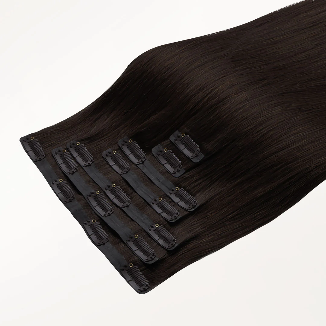 Light Brown (2A) Seamless Clip-Ins (130g-150g) - Image 8
