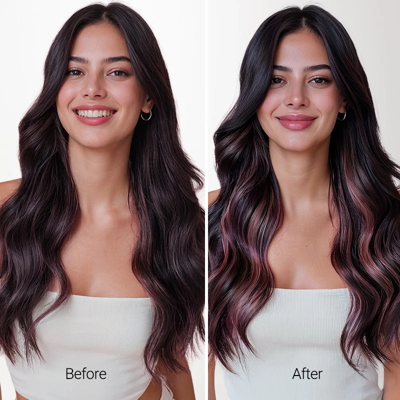 Peach Pink Color Tape-Ins (25g-30g) - Image 3